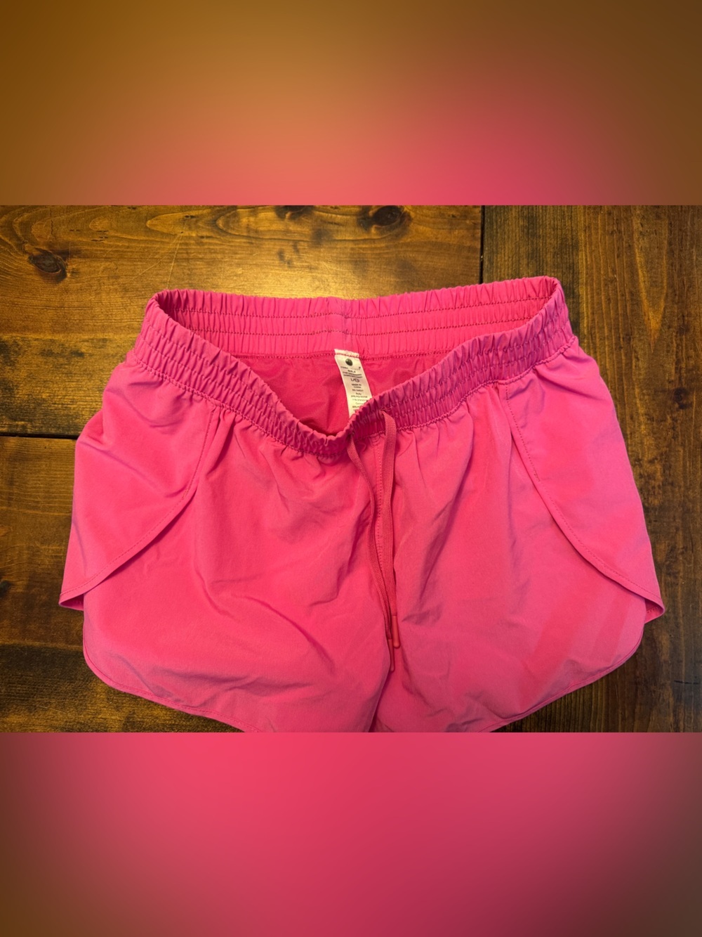 Bright Pink Athletic Shorts and mint athletic skirt